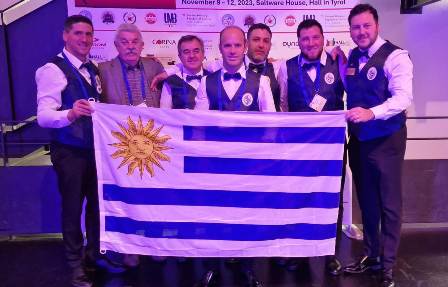 Uruguay vicecampeón del Mundo de Billar