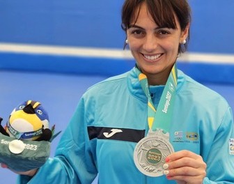 Medalla de plata para Leonella Acosta