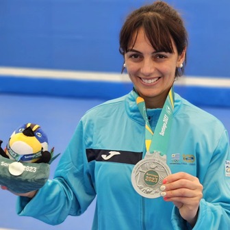 Medalla de plata para Leonella Acosta